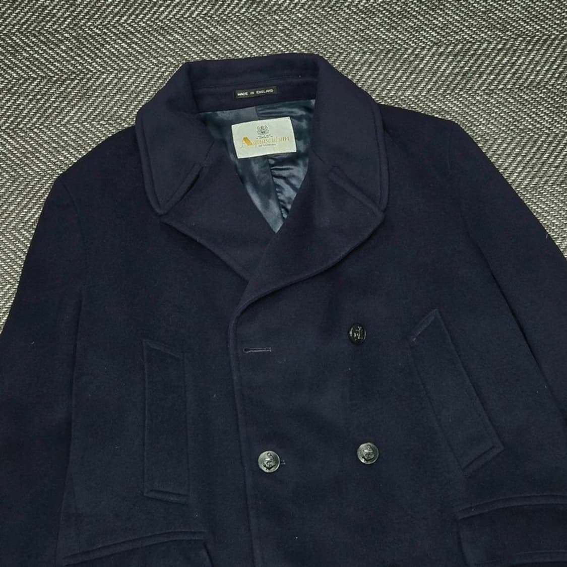 아쿠아스큐텀 x 몽고메리 울 더블코트 v1382 상품이미지3