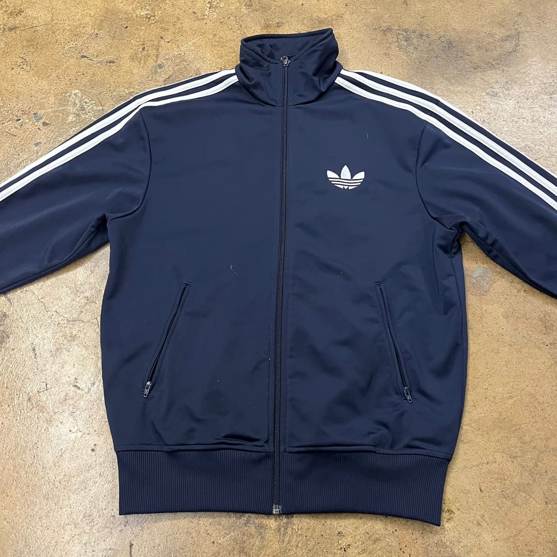 [정품/95] 아디다스 삼선 트랙탑 네이비 져지 b10 상품이미지3