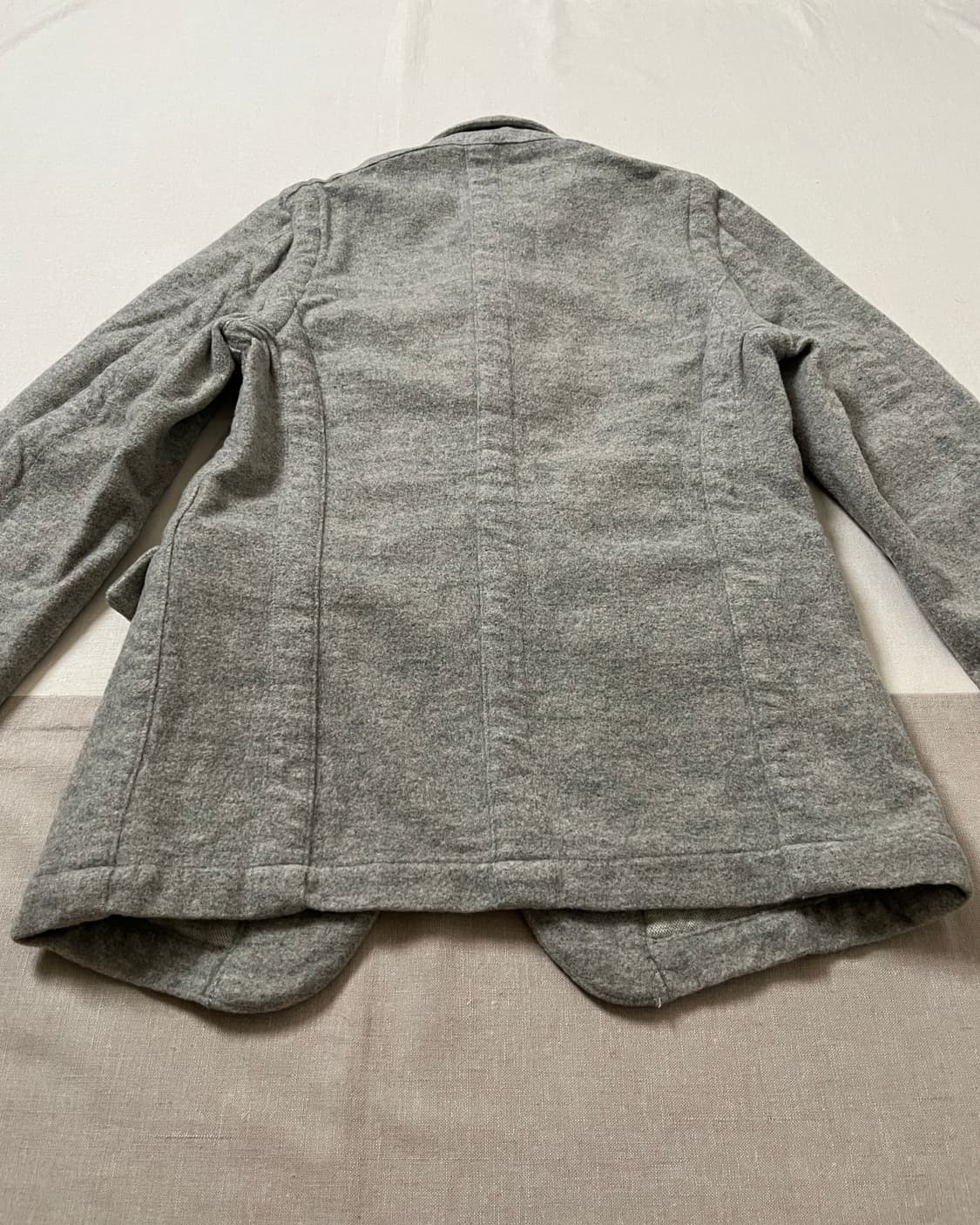 꼼데가르송 옴므플러스 에버그린 축융 울 셔링 블레이저 자켓 상품이미지8