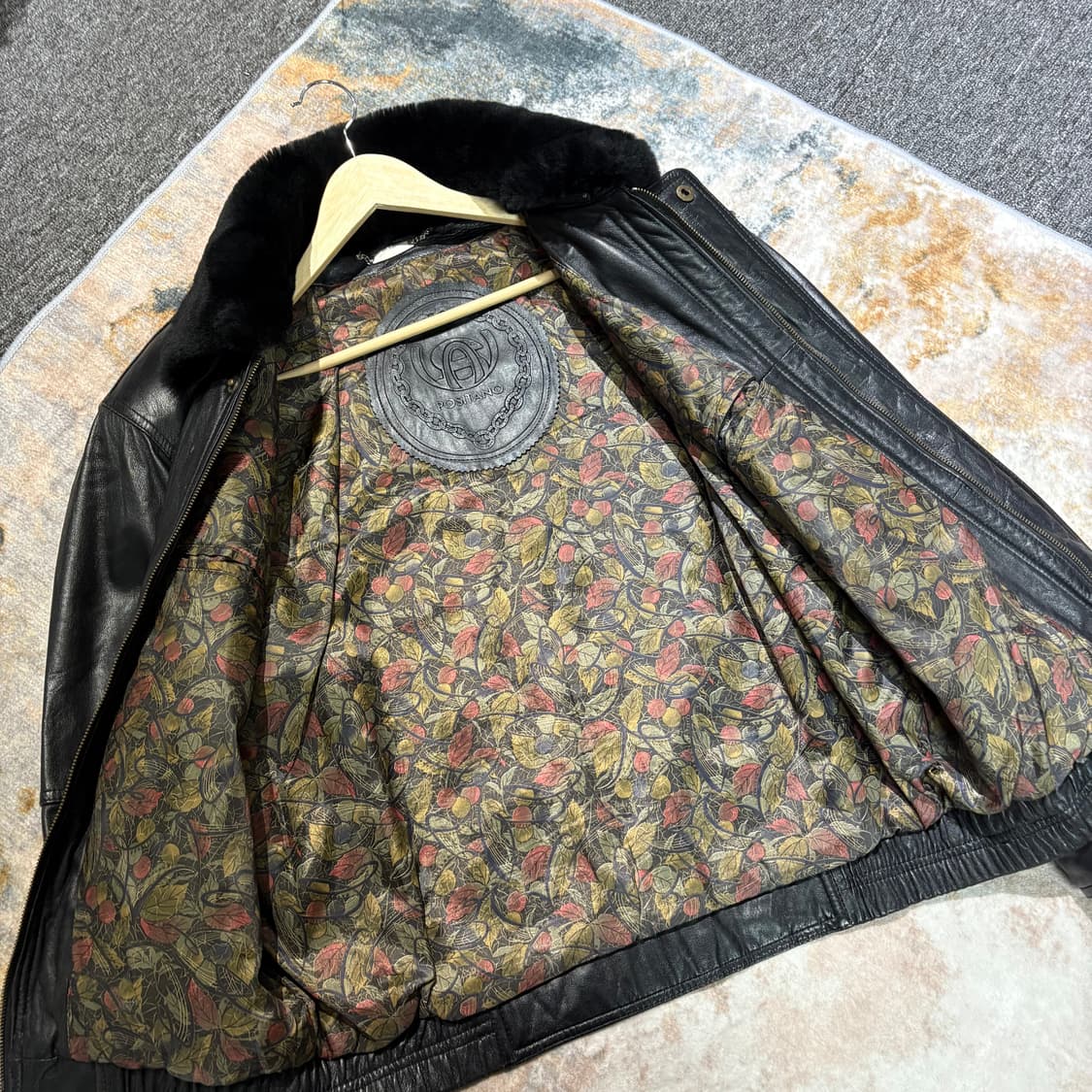 빈티지 양가죽 레더 무스탕자켓 상품이미지3