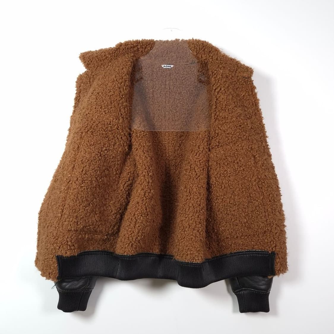 AONE 레더 시어링 무톤 무스탕 자켓 상품이미지5
