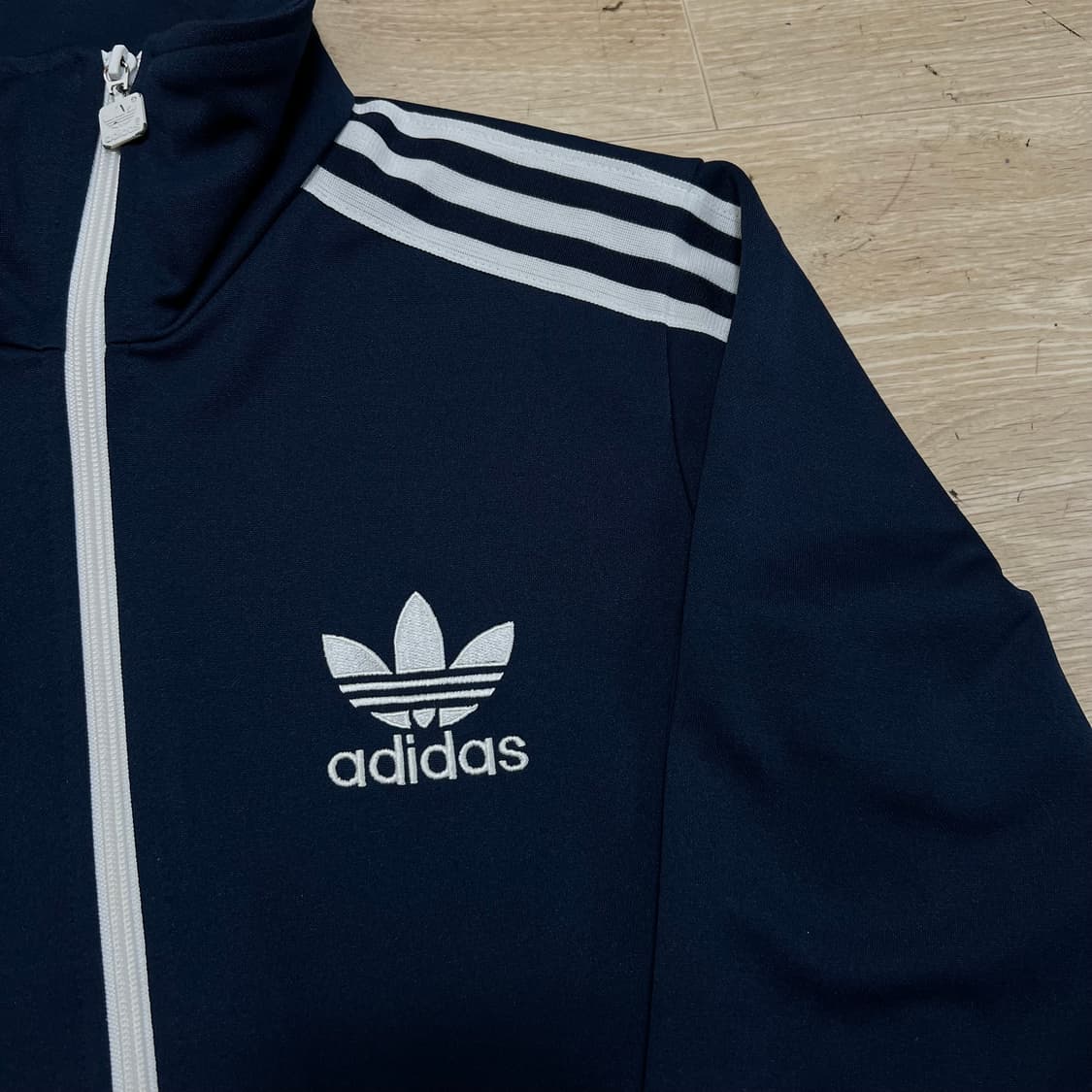 아디다스 여성 사이드라인 유로파 져지 트랙탑 자켓 [네이비] S/90 상품이미지4