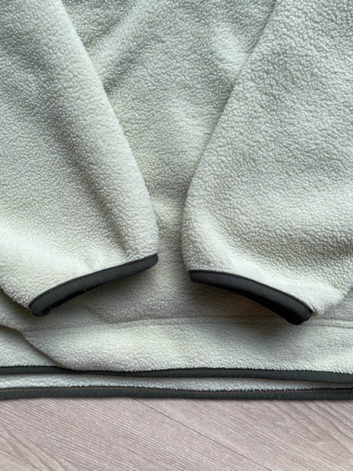 파타고니아 집업 신칠라 베이지 그레이 마수피얼 플리스 빈티지 상품이미지5