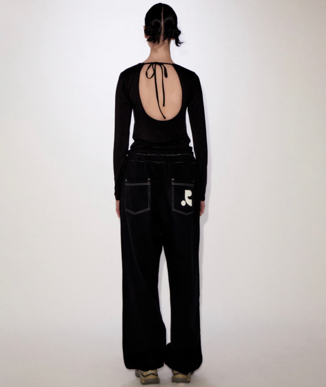 레스트앤레크레이션 RR 로고 스티치 팬츠 상품이미지2