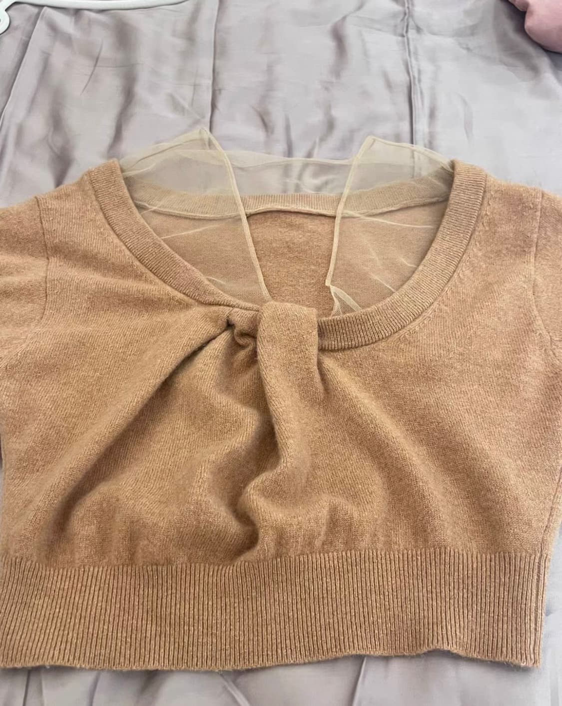 알렉산더왕 오프숄더 니트 브라운 상품이미지4