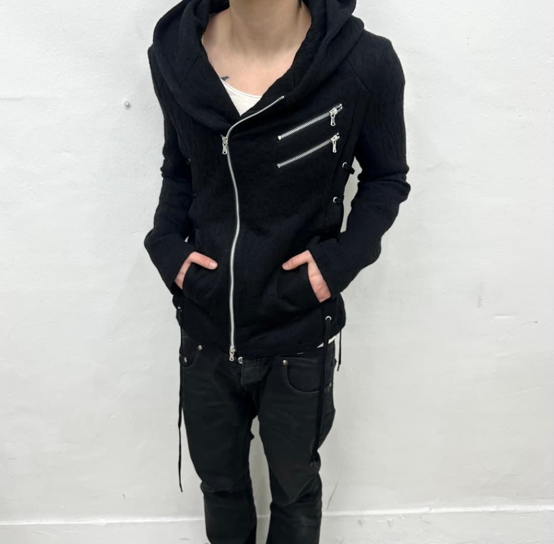 Tornado mart asymmetry lace hood jacket 상품이미지1