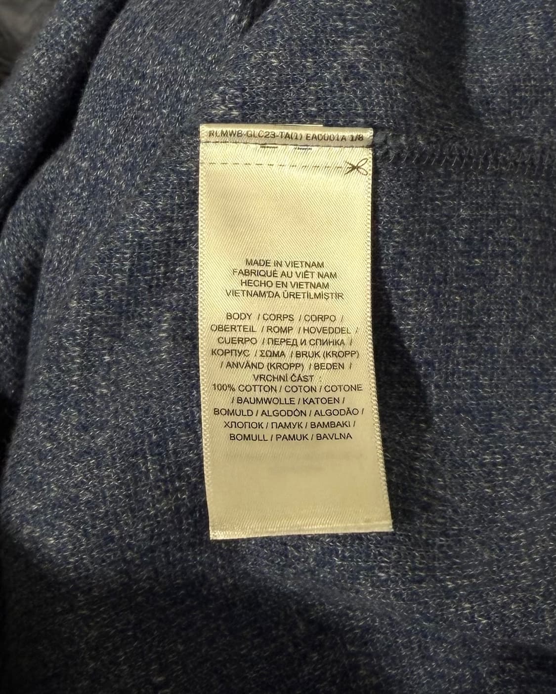 폴로 랄프로렌 블루 와플 니트 하프 슬리브 맥시 드레스 상품이미지8