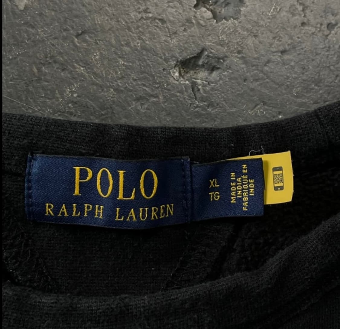 폴로 랄프로렌 신형 맨투맨 블랙 레드 상품이미지3