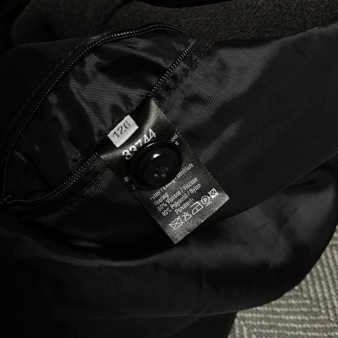 HIRMER 미니멀 울 버튼 발마칸 롱코트 브라운o 5113 상품이미지5