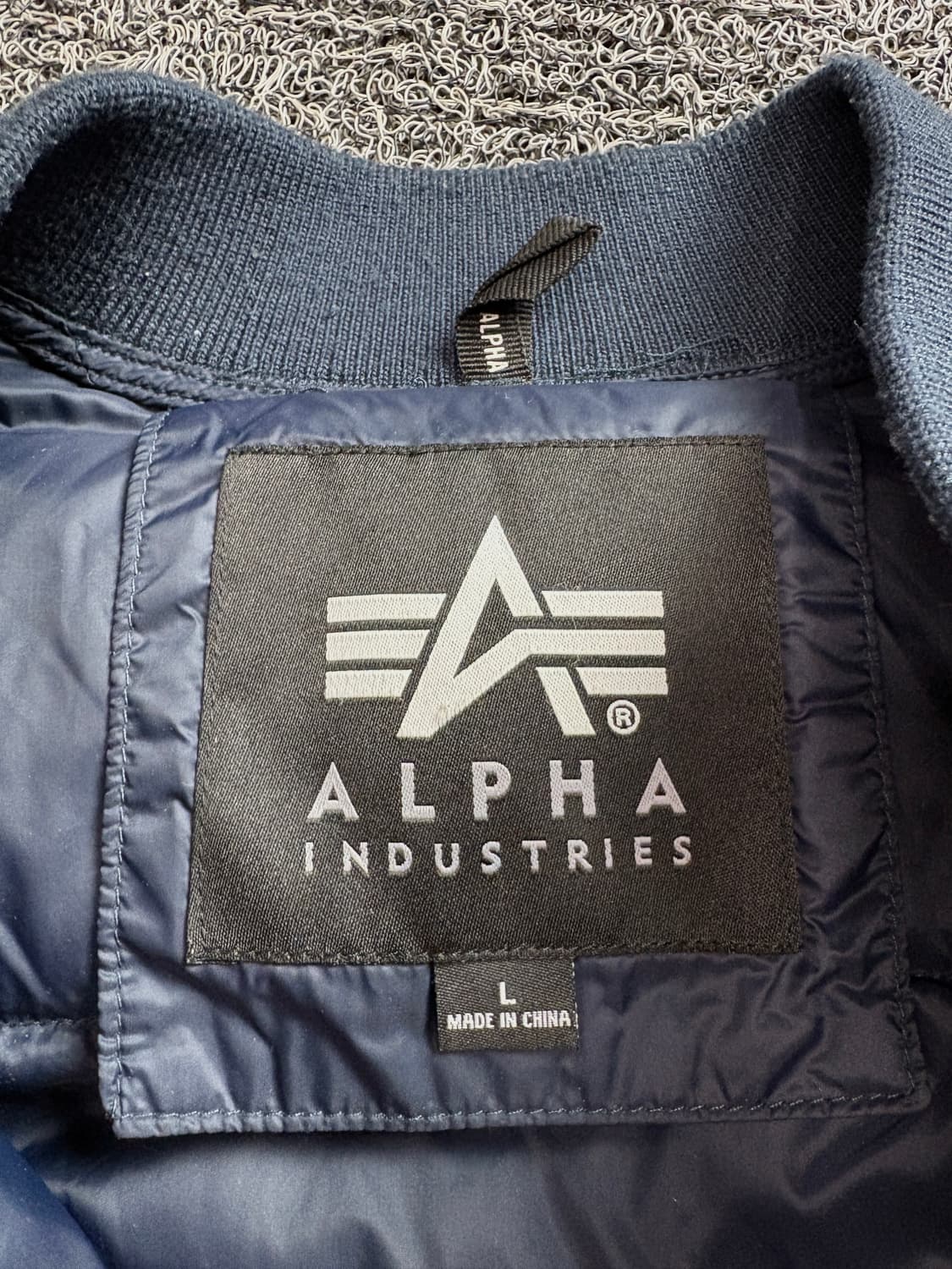 알파인더스트리 MA-1 경량 다운 봄버 점퍼 2876 상품이미지3