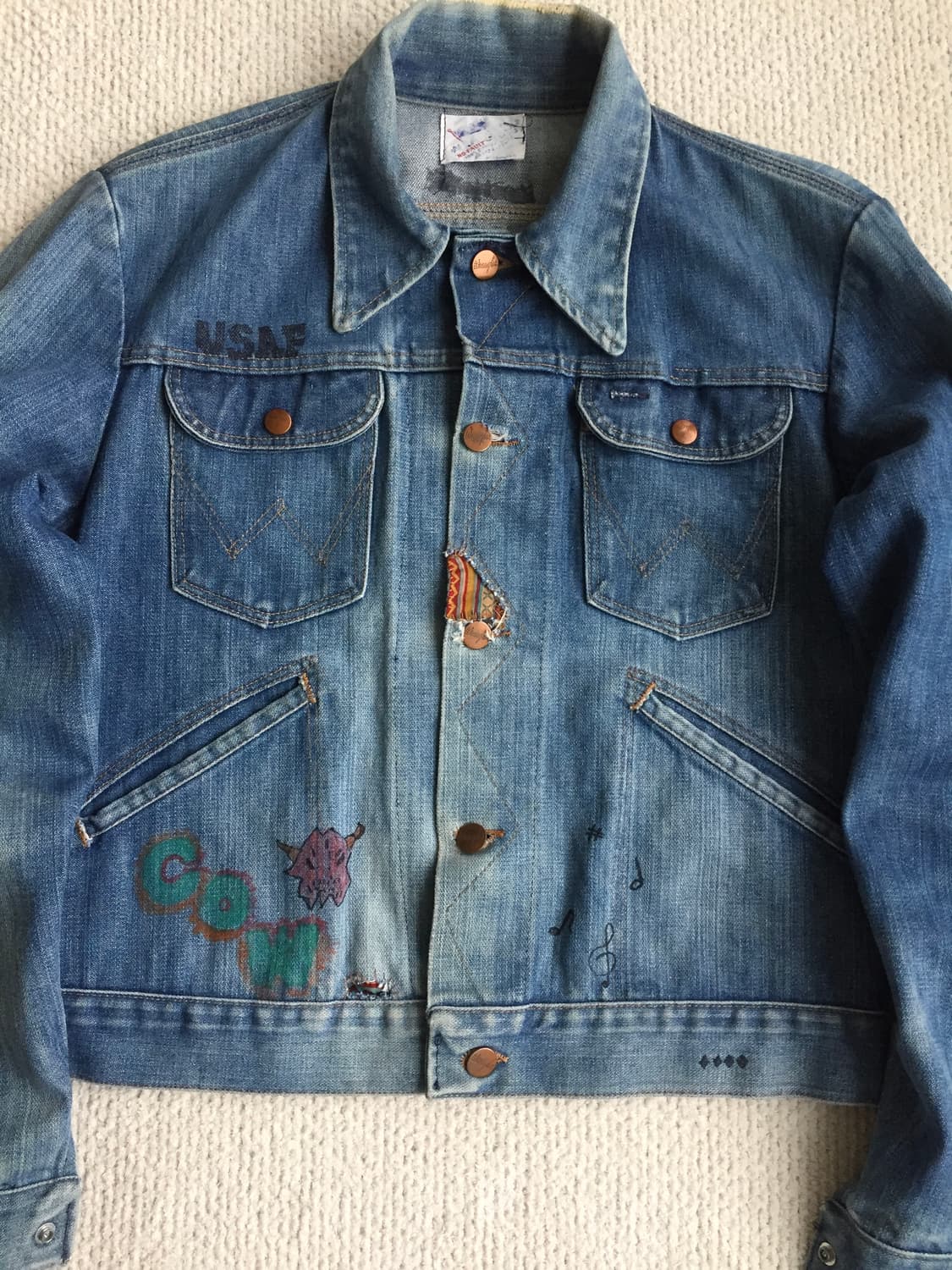 70‘s wrangler 124mj 126mj  데님 트러커 자켓 상품이미지5