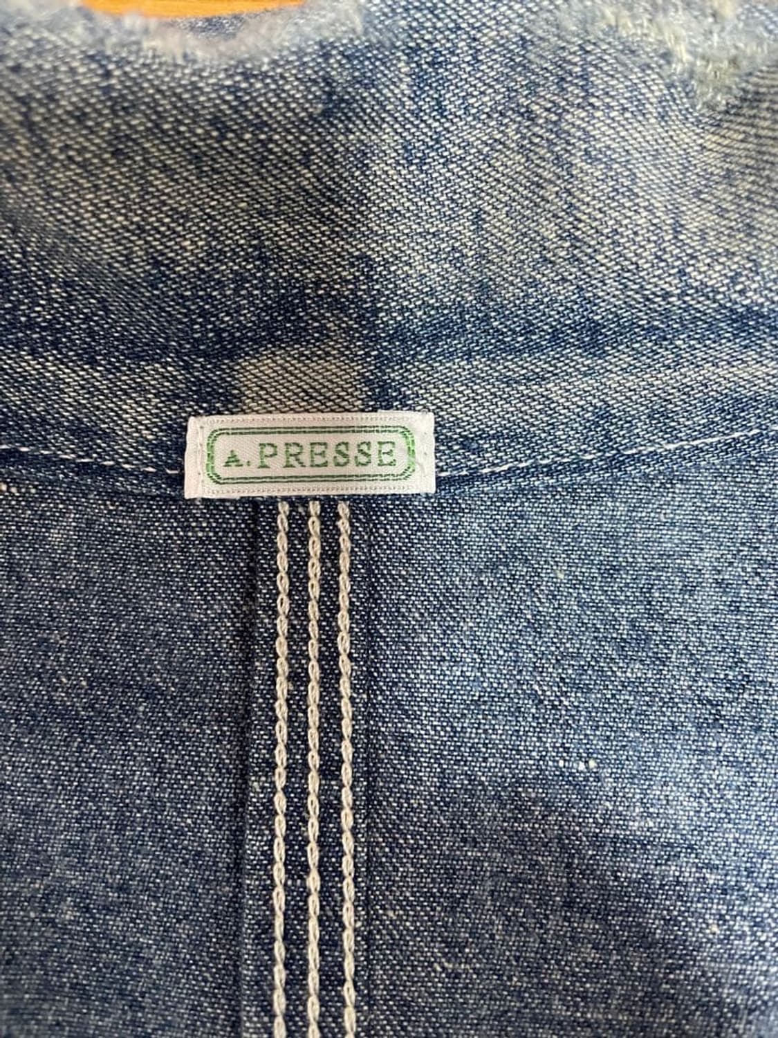 (1) 아프레쎄 A.presse 25ss 빈티지 커버올 자켓 상품이미지6