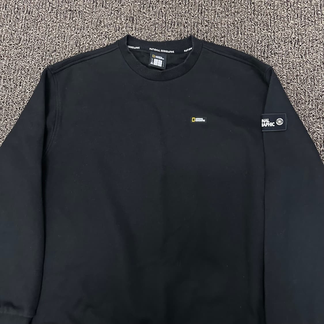 네셔널지오그래픽 맨투맨 블랙 XL 상품이미지2