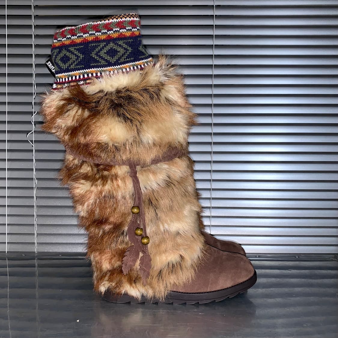 MUK LUKS 롱 퍼 랩 부츠 상품이미지5