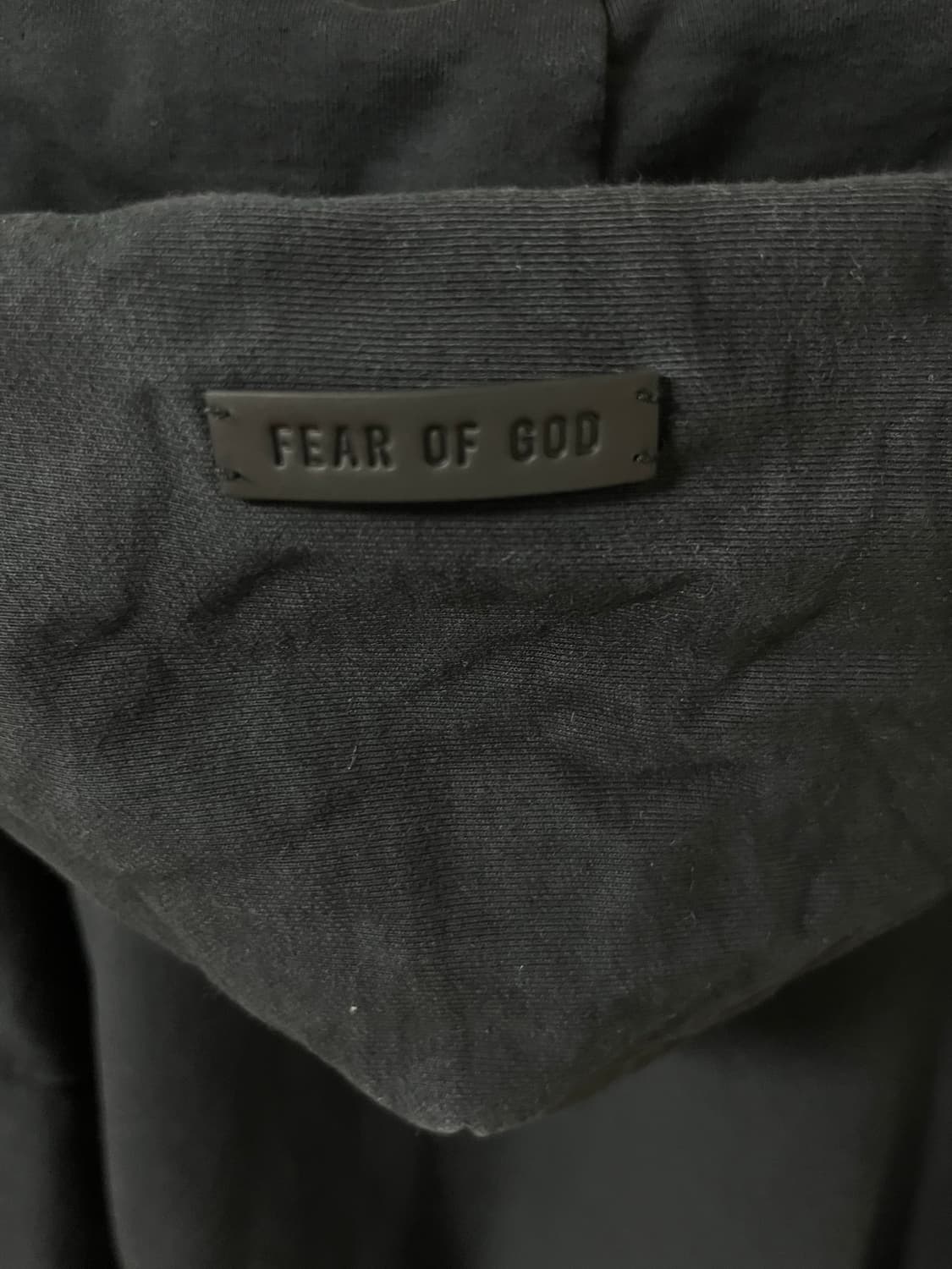 피어오브갓 8th 풀집업 후드 빈티지 블랙L 정품 상품이미지3