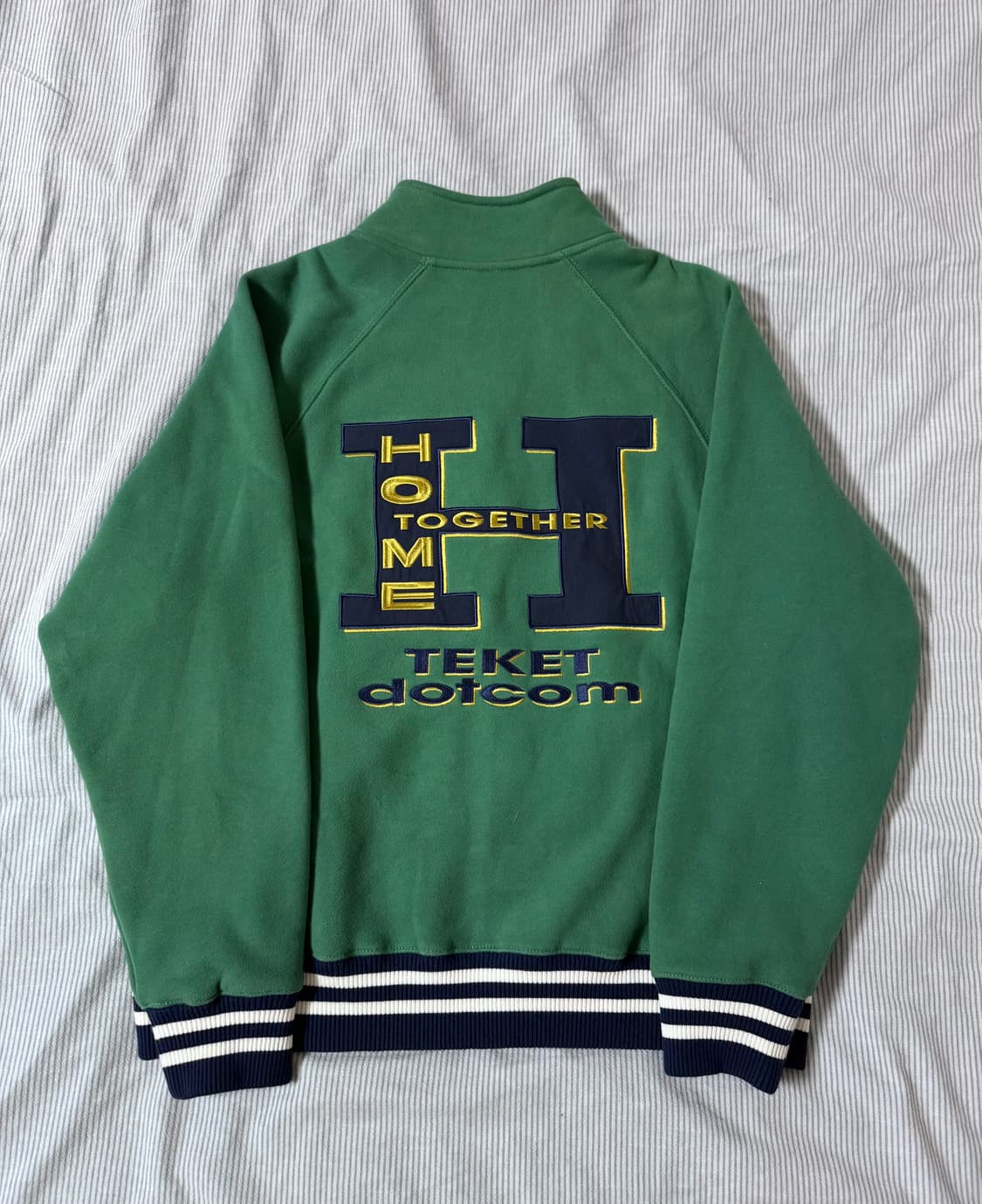 테켓 H ZIP-UP SWEATSHIRT 집업 자켓 그린  상품이미지8