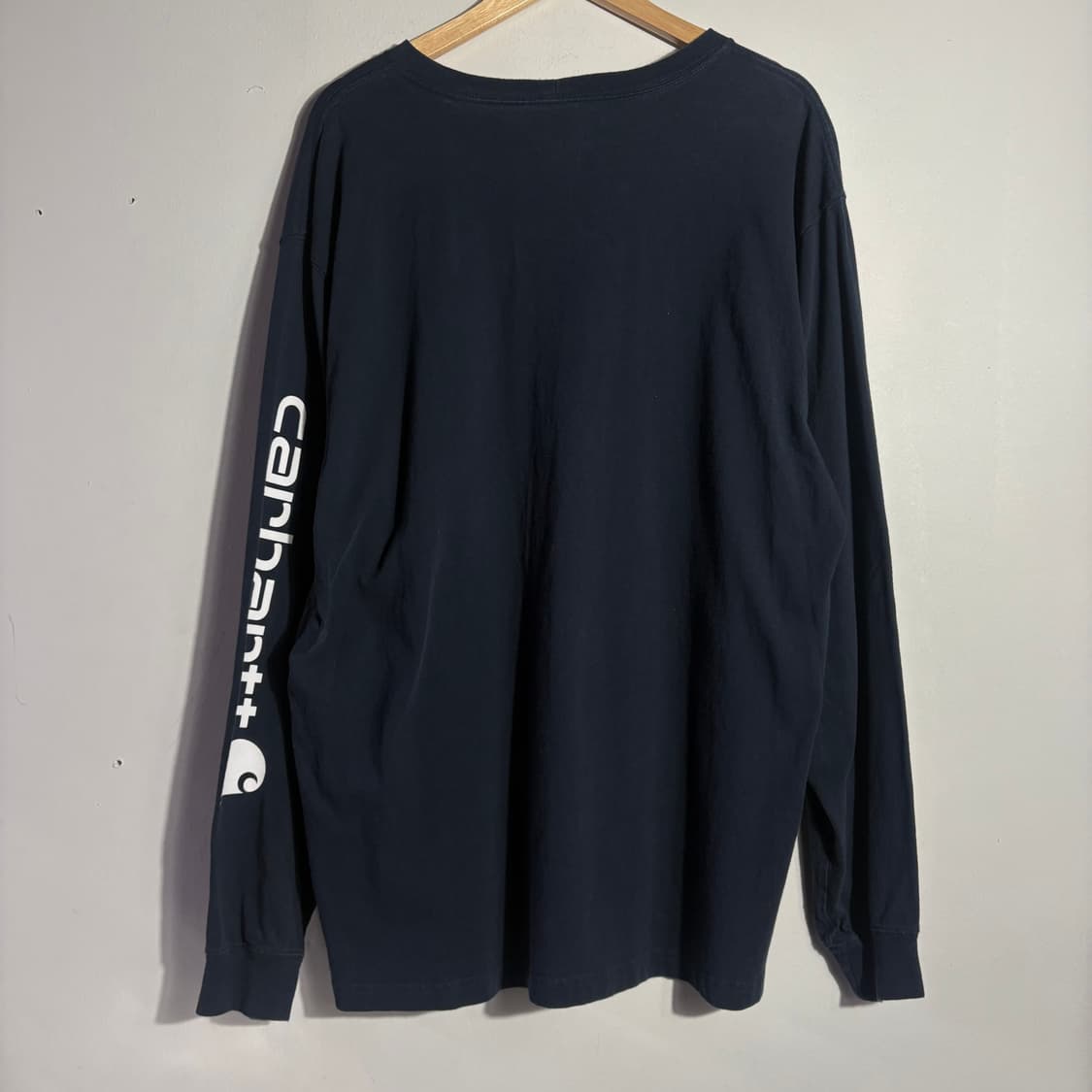 칼하트 네이비 무지 긴팔 티셔츠 (무료배송) 상품이미지3