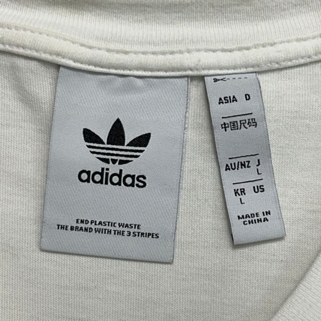 ADIDAS 그래픽 프린팅 티셔츠 L 상품이미지5