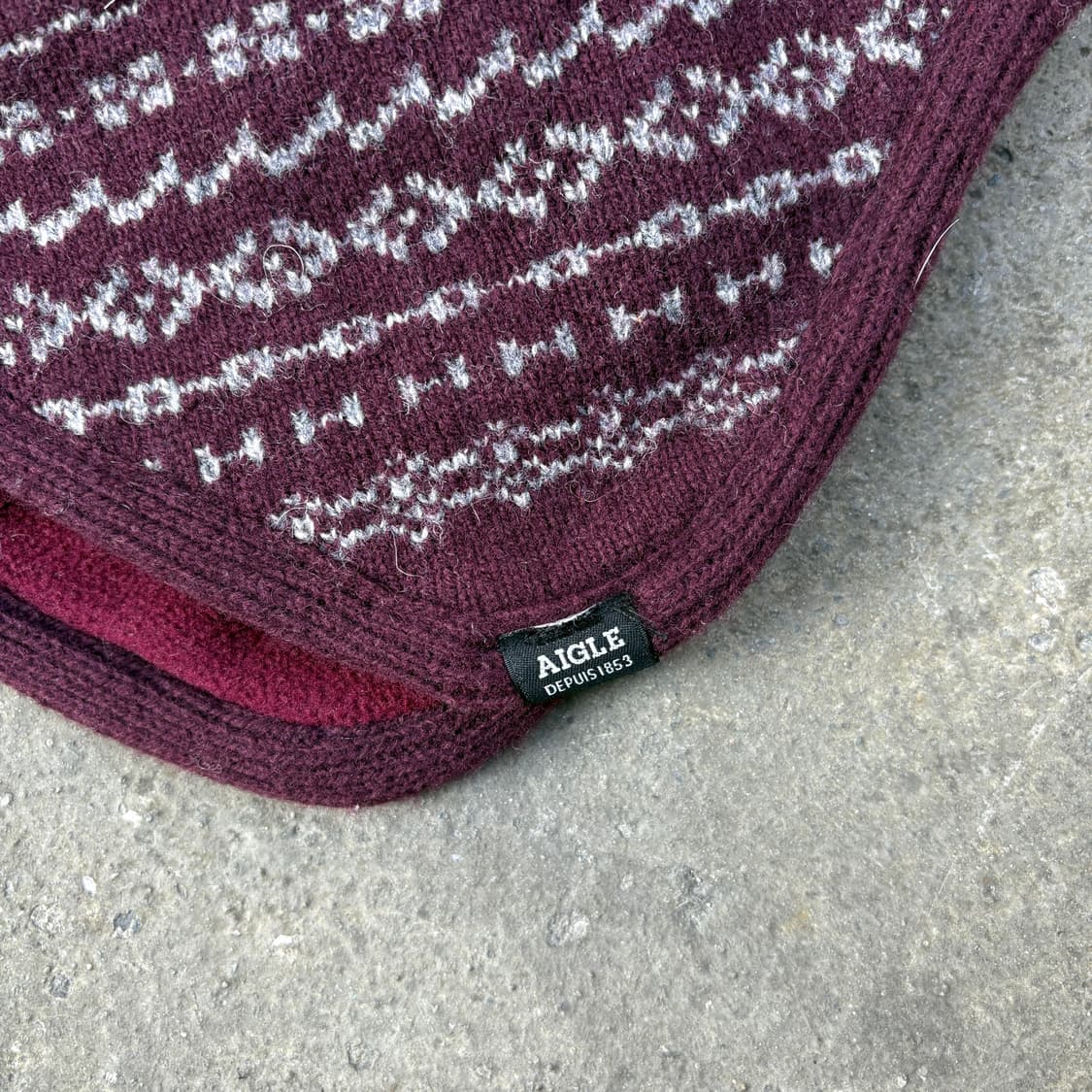 Aigle 에이글 이어플랩 방울 비니 상품이미지3