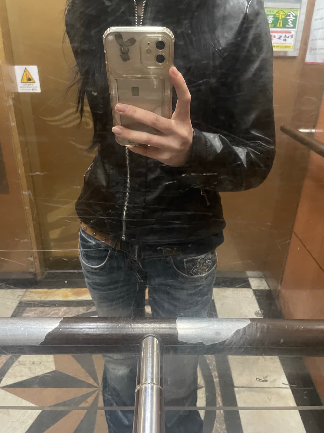 빈티지 가죽자켓 상품이미지1