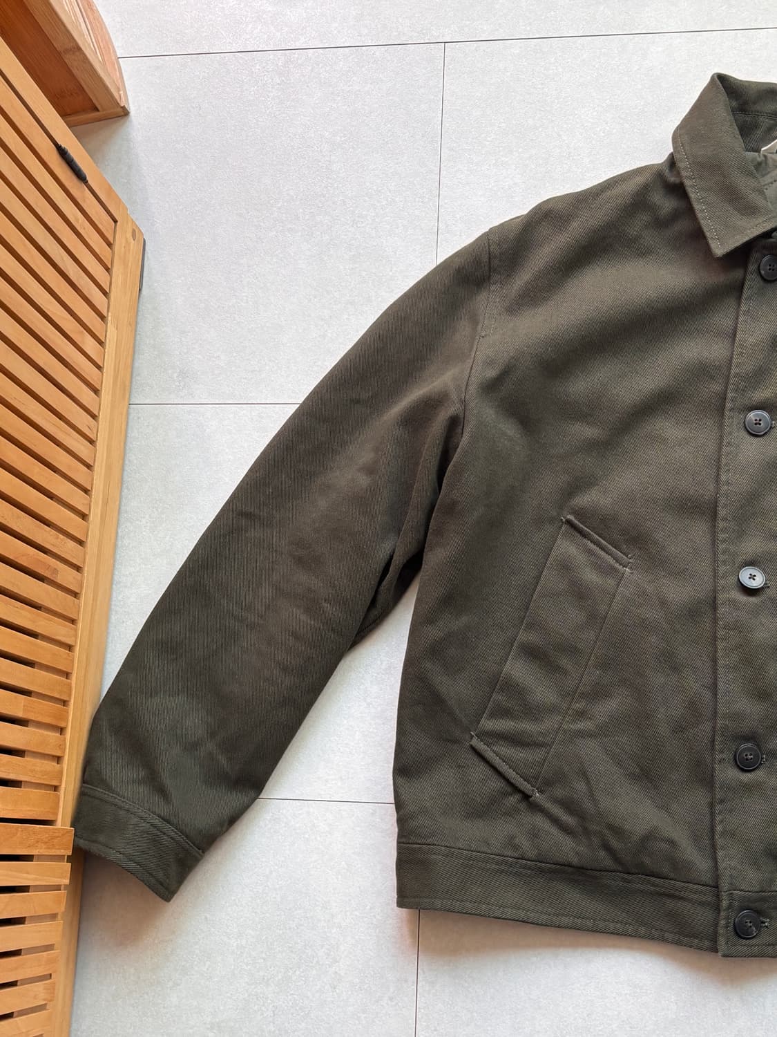 Zara Vintage st 코튼 워크자켓 M 상품이미지2