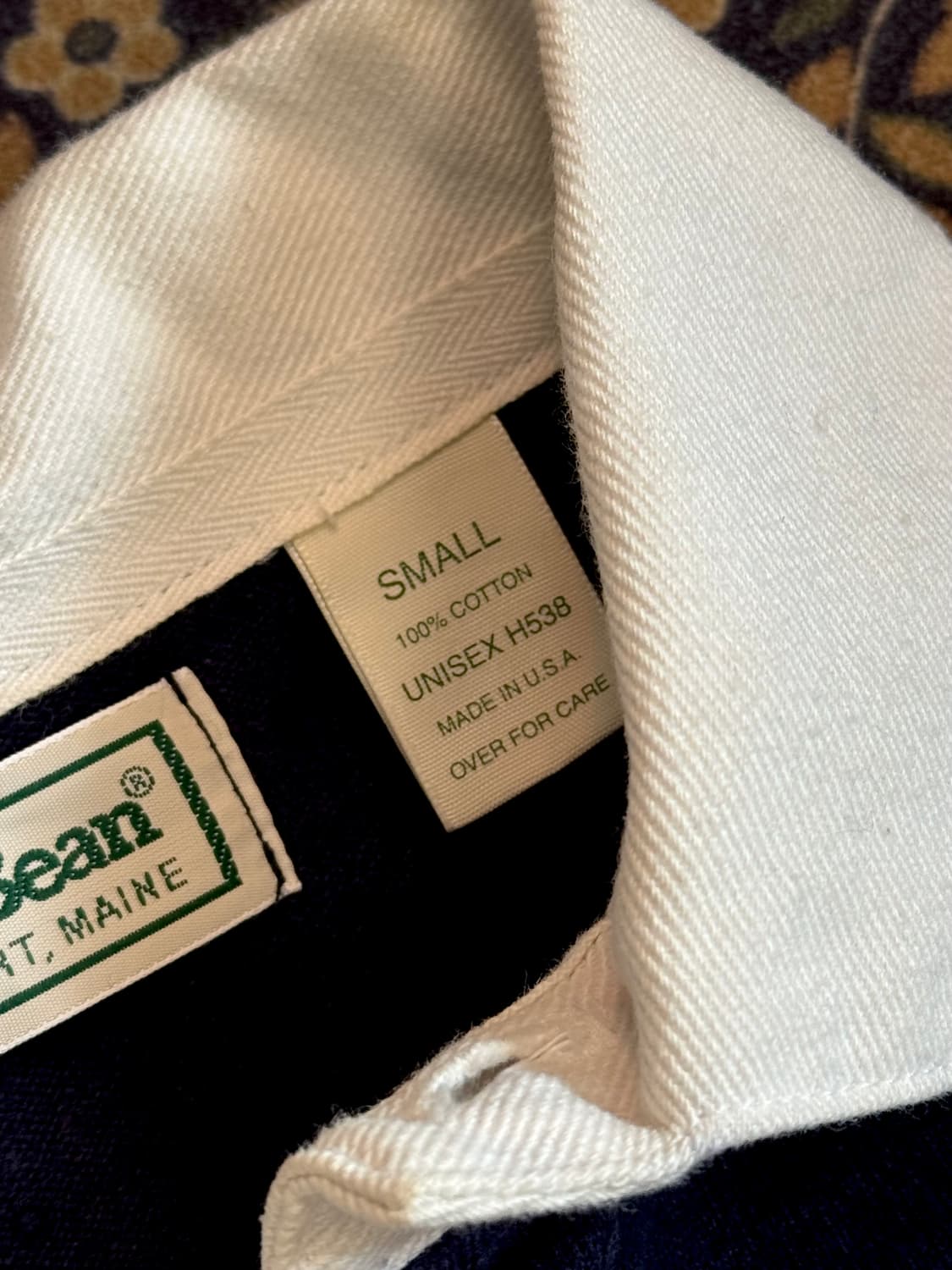 엘엘빈 러거셔츠 럭비셔츠 made in USA 상품이미지3