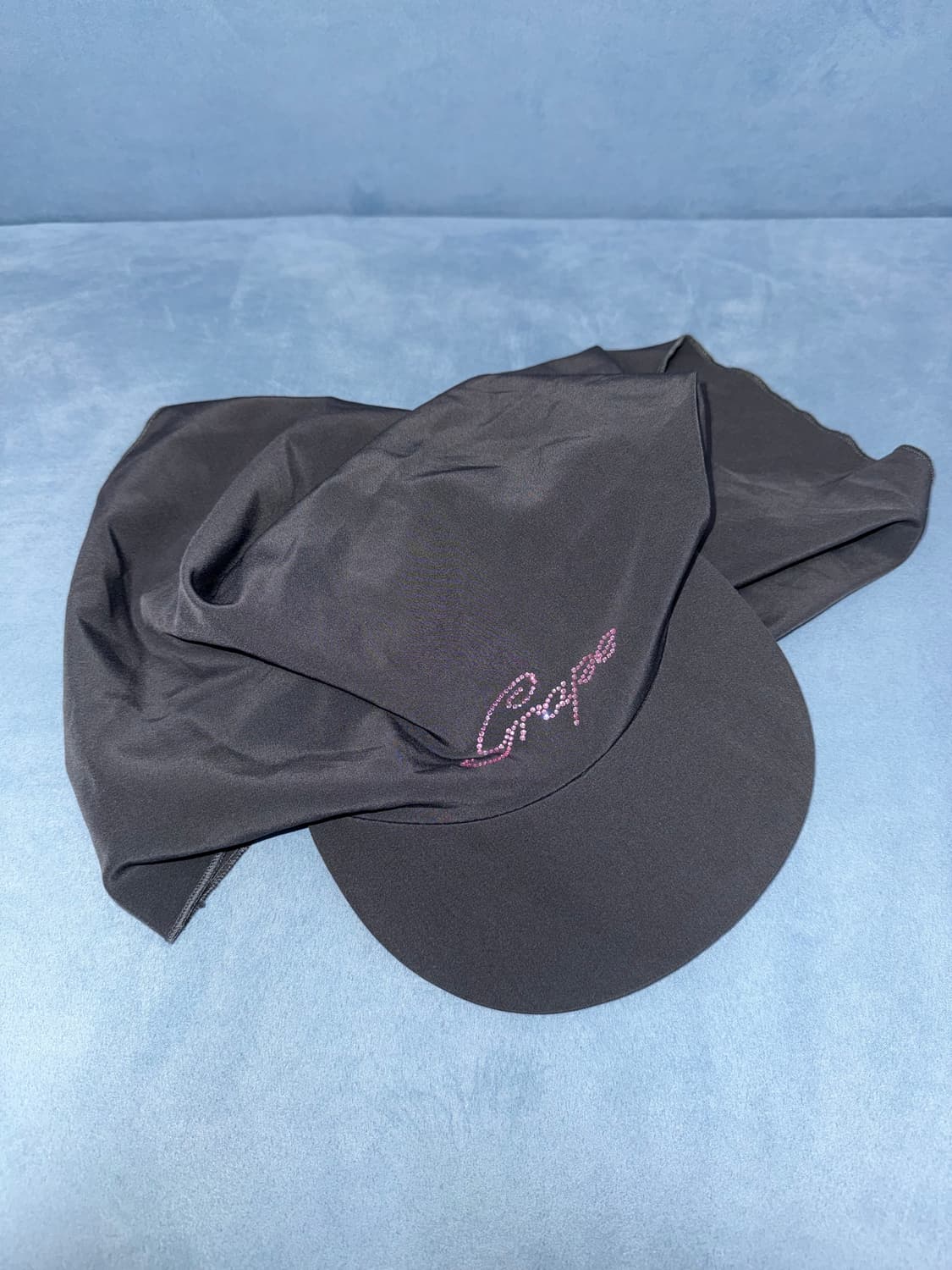 그레이프 Rhinestone LOGO Turban Hat 상품이미지4