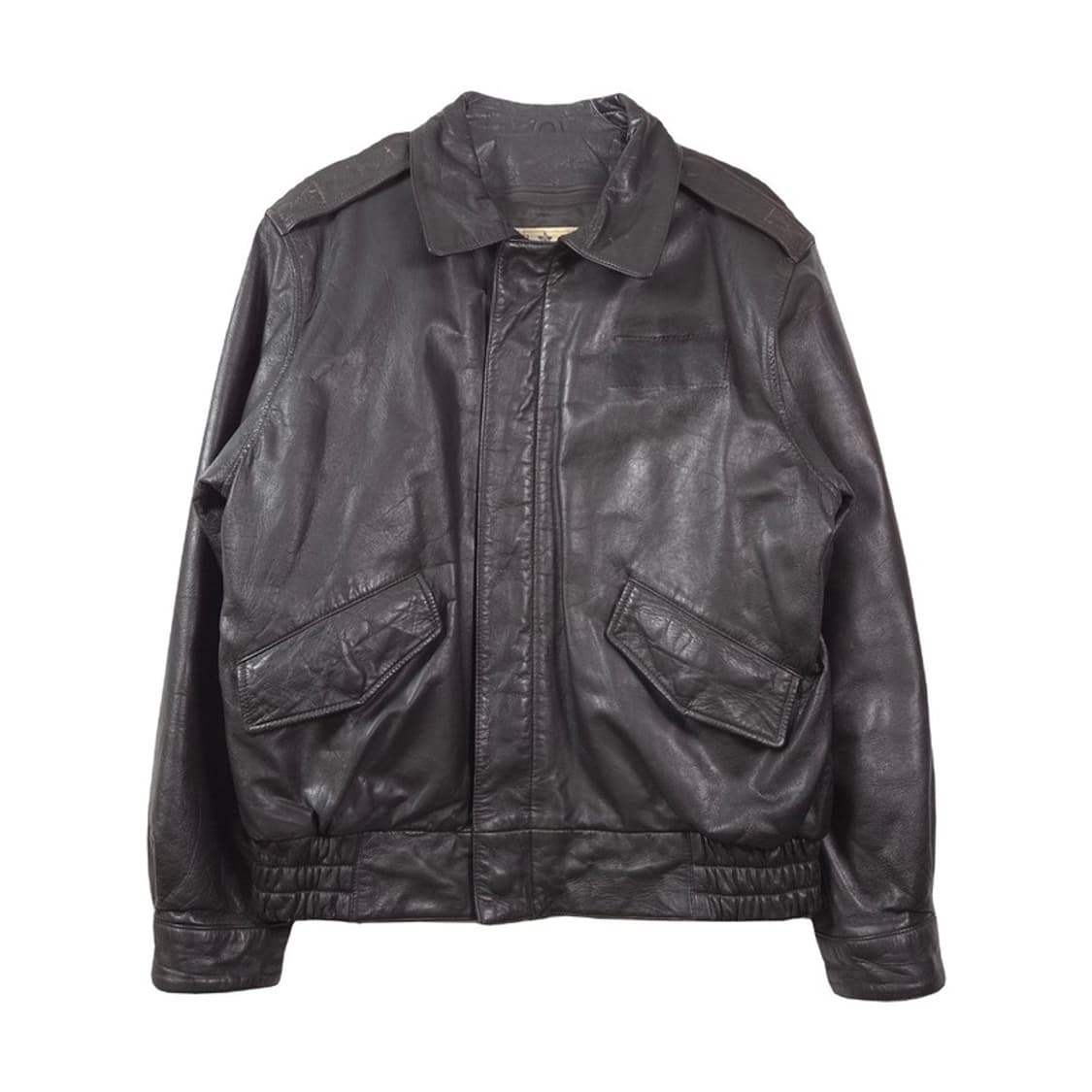 빈티지 공군 오리지널 양가죽 조종사 점퍼 L 상품이미지1