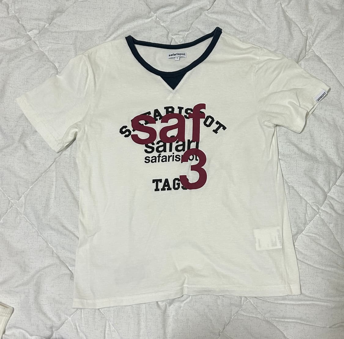 사파리스팟 루 베이스 스쿨 클럽 반팔 티 1/2 상품이미지1