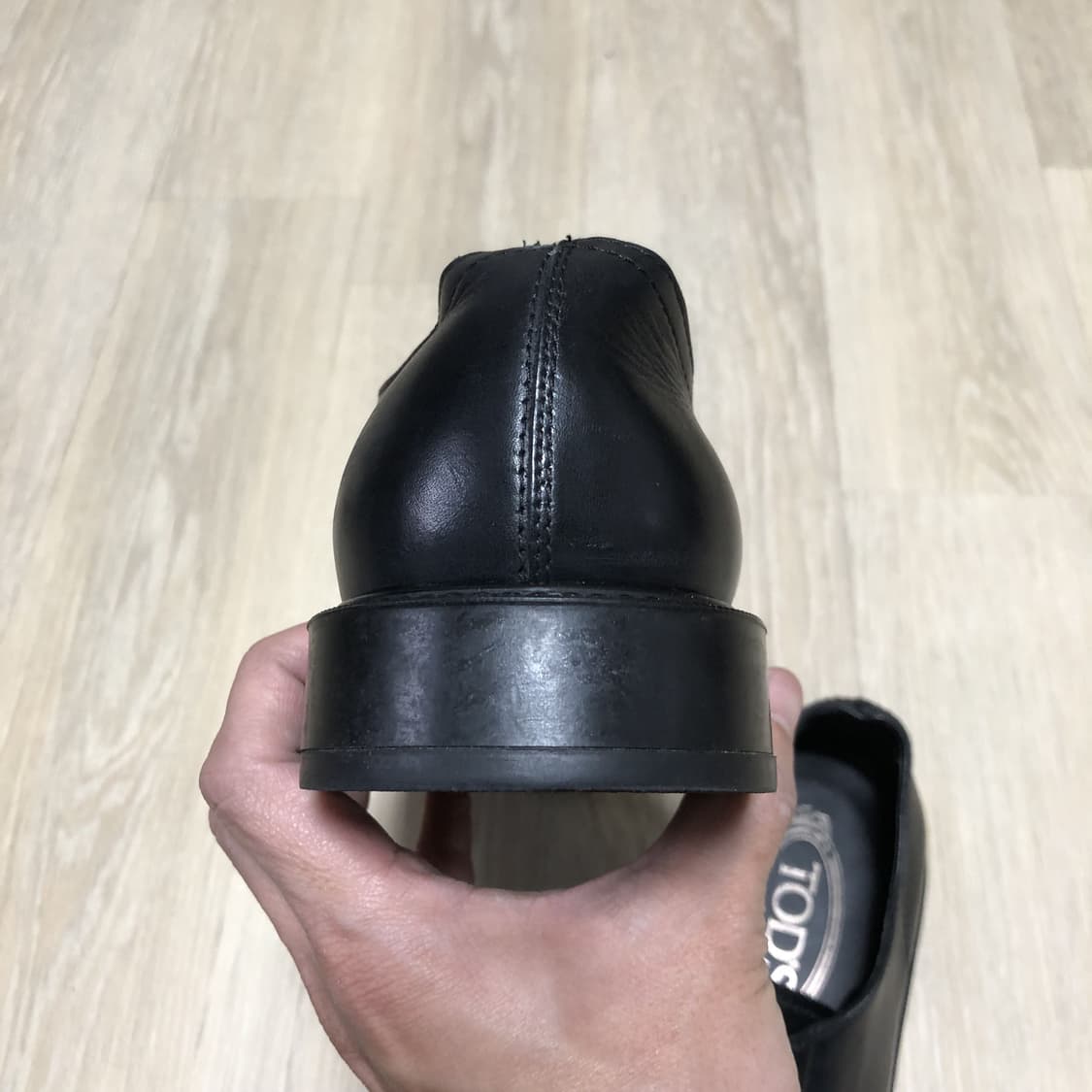 (240-245) 토즈 TODS 소가죽 5홀 더비 슈즈 구두 블랙 상품이미지8