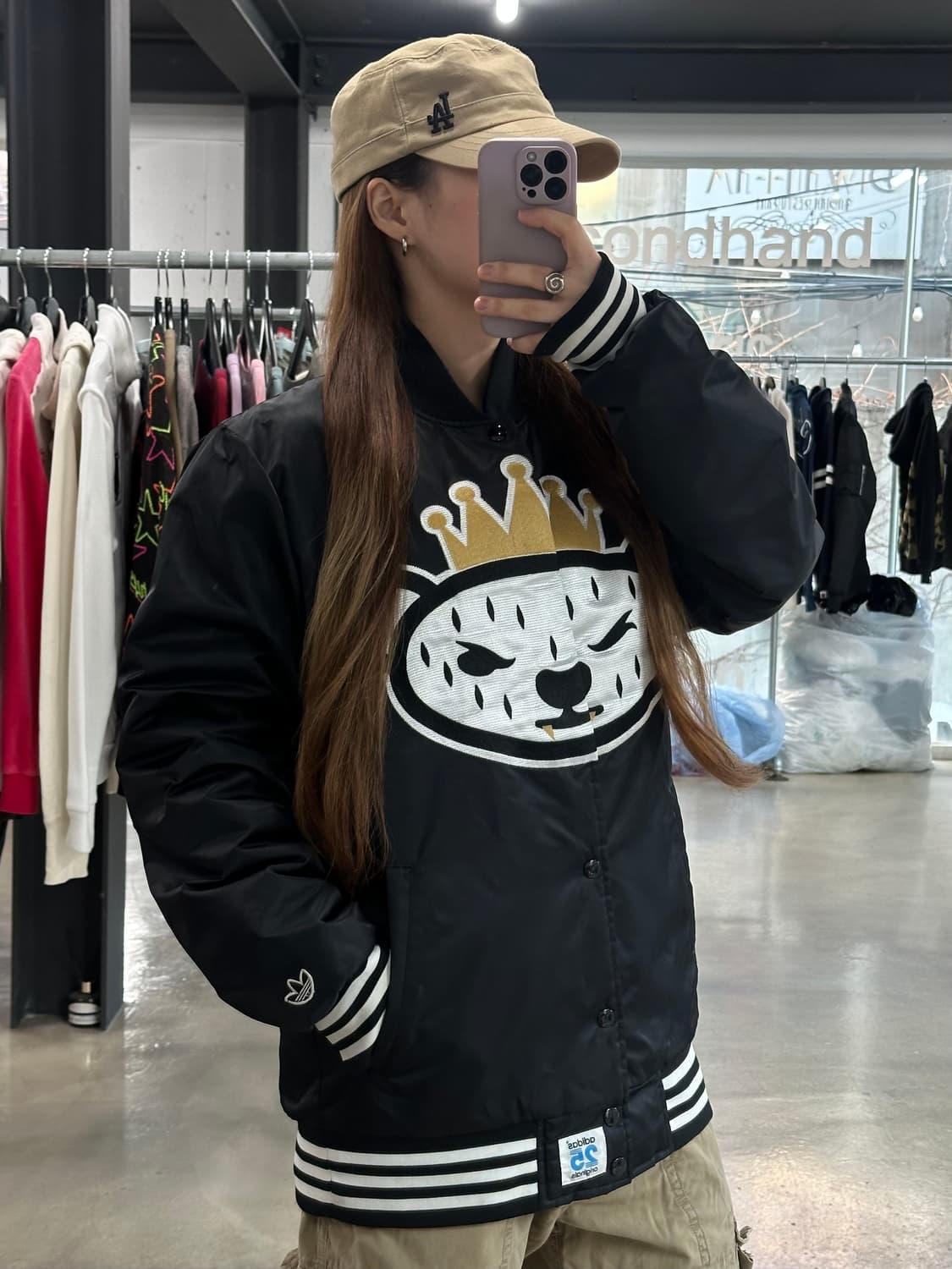 아디다스 25주년 니고베어 바시티 자켓 상품이미지4