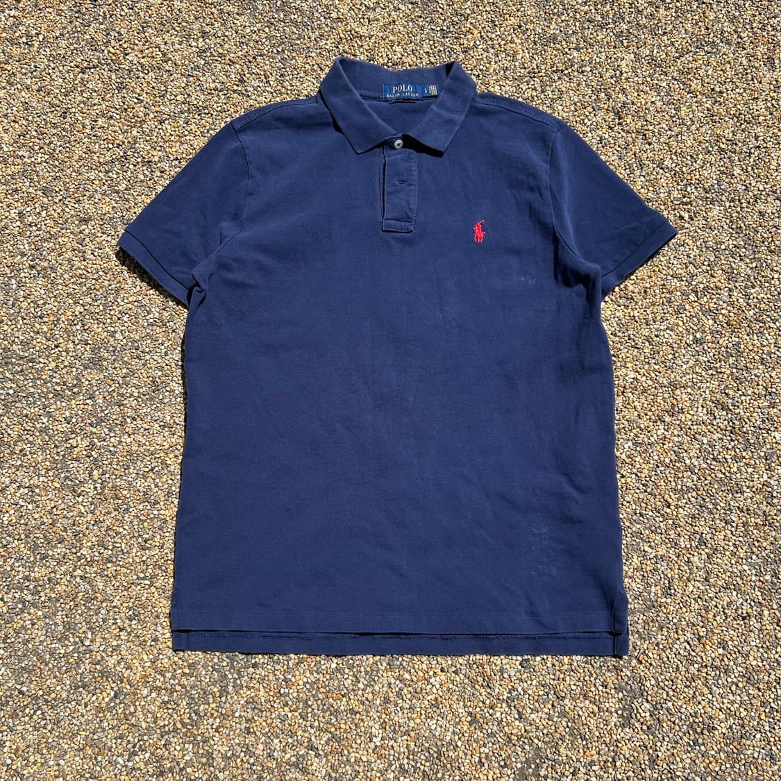 폴로(POLO RalphLauren) 네이비 반팔 카라티 상품이미지1