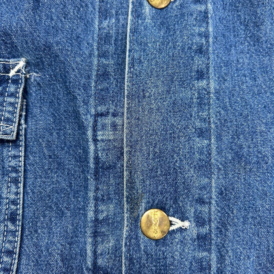 칼하트 USA 데님 커버올 자켓 상품이미지3