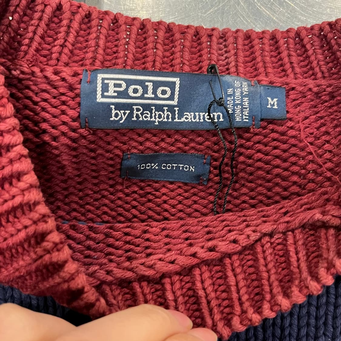 POLO 폴로 랄프로렌 컬러블록 크루넥 니트 상품이미지8