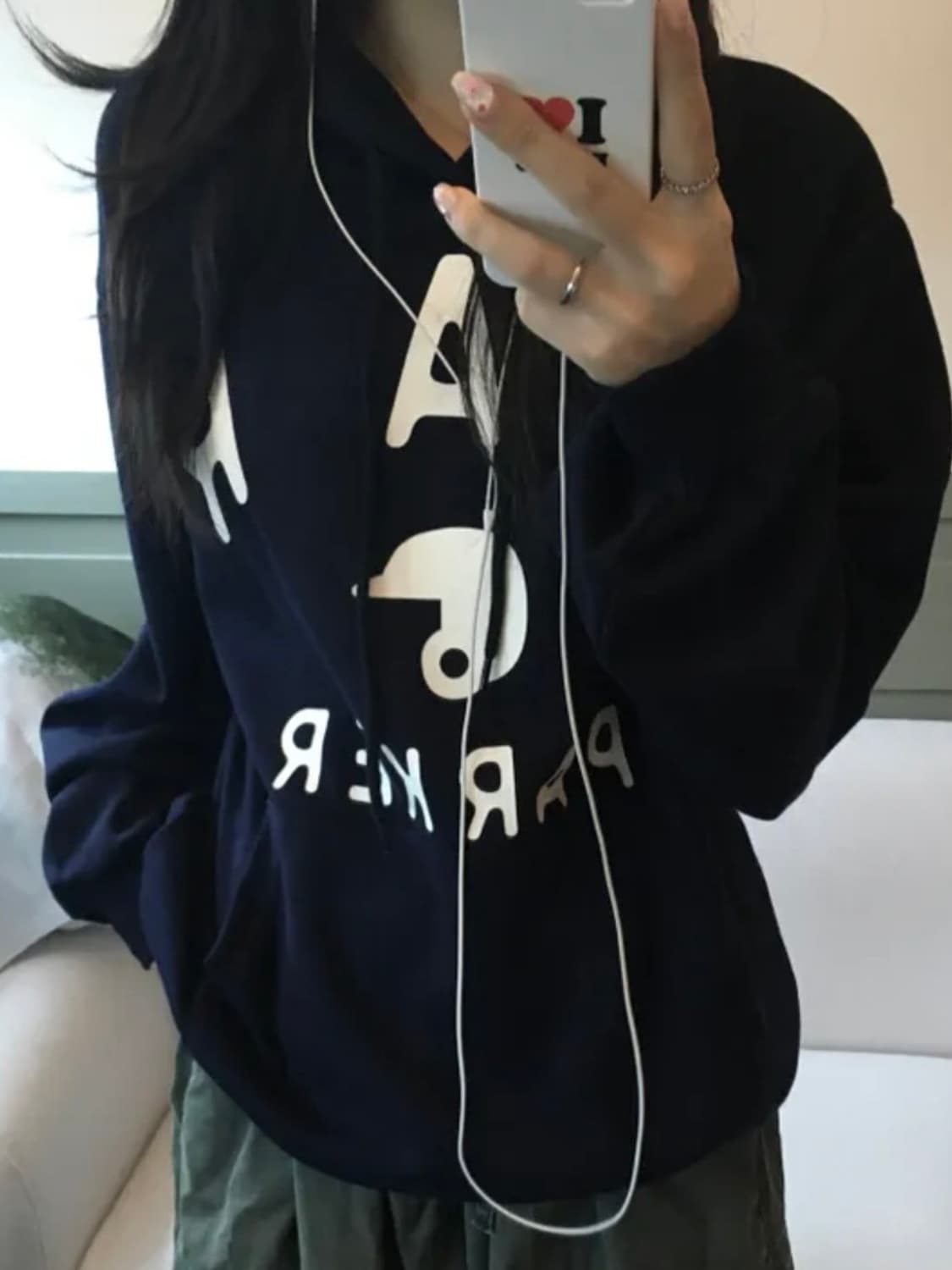 hoodie navy 상품이미지1