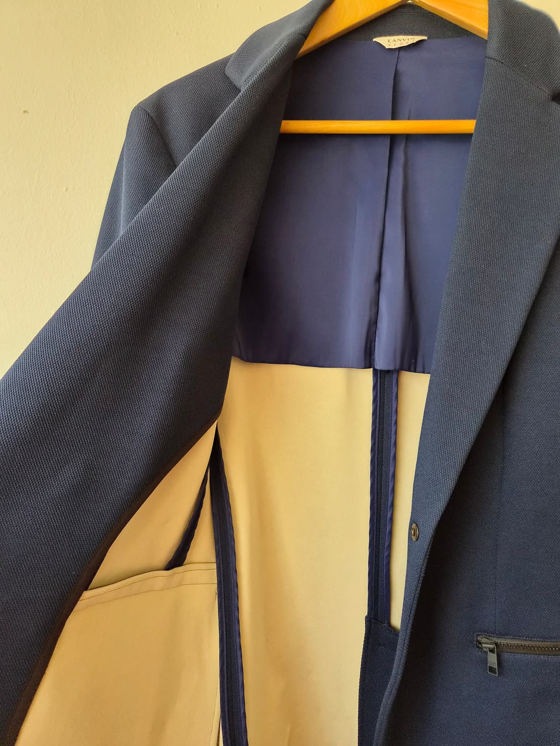 LANVIN 랑방스포츠 남성 네이비간절기자켓
 상품이미지4