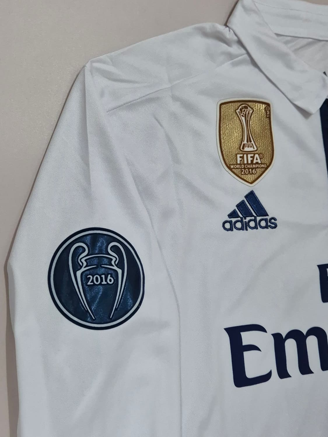 16-17 레알마드리드 홈킷 라모스 긴팔유니폼 XL 상품이미지4