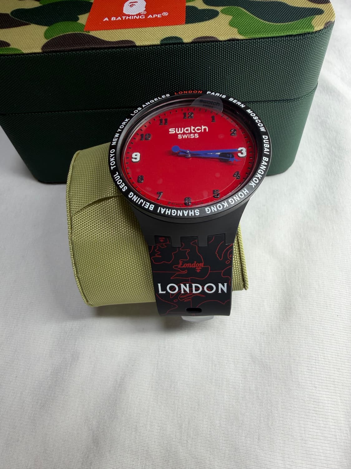 스와치 베이프 시계 빅볼드 런던에디션 한정판 상품이미지5
