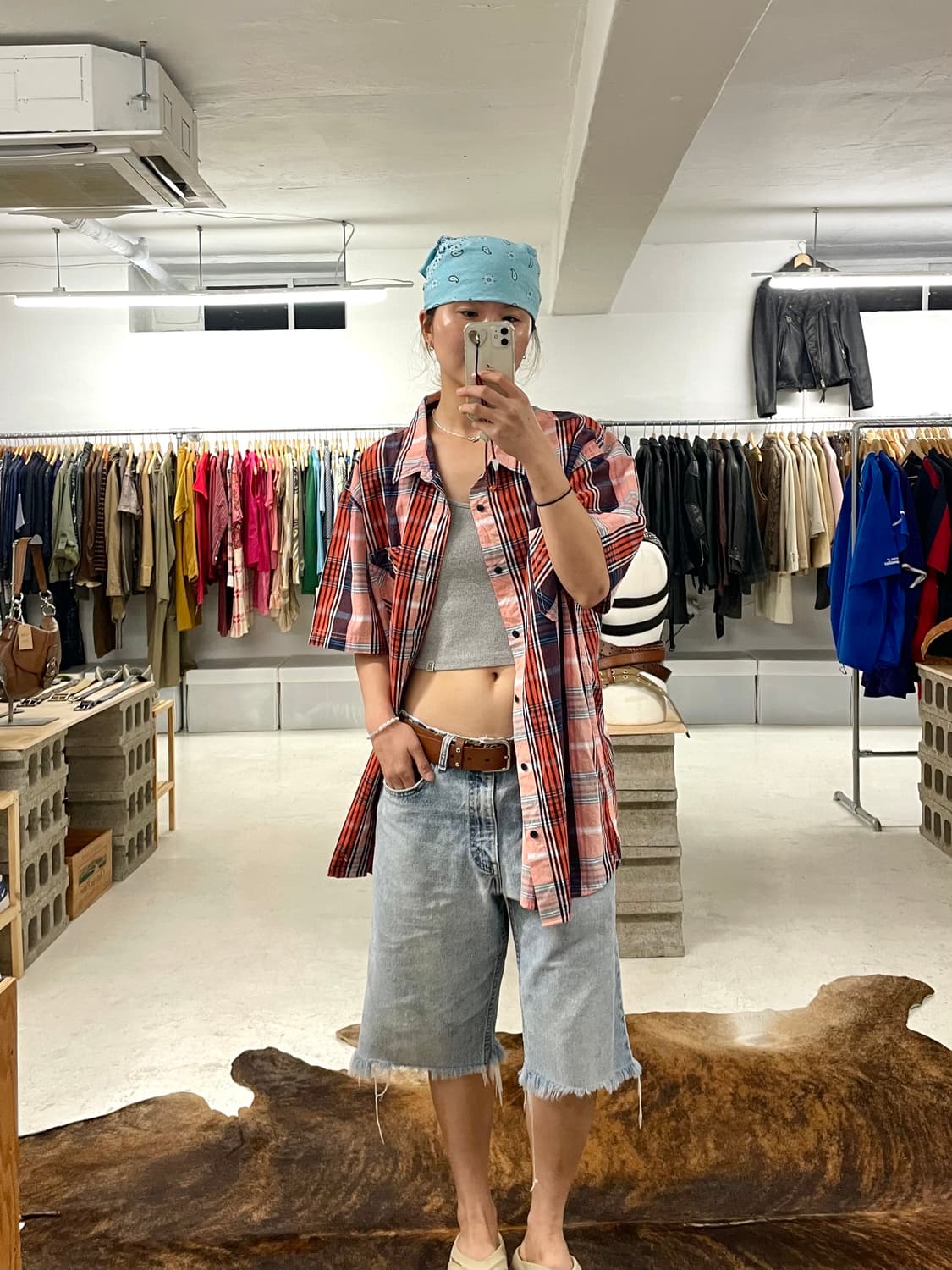 LEVI'S check shirts (2XL) 상품이미지1