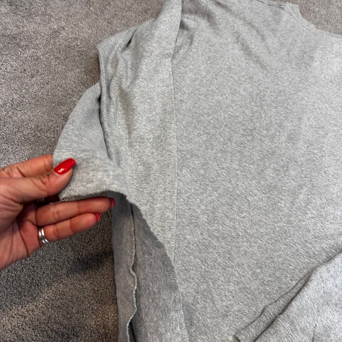 리바이스 그레이 헨리넥 롱슬리브 티셔츠XL 상품이미지9