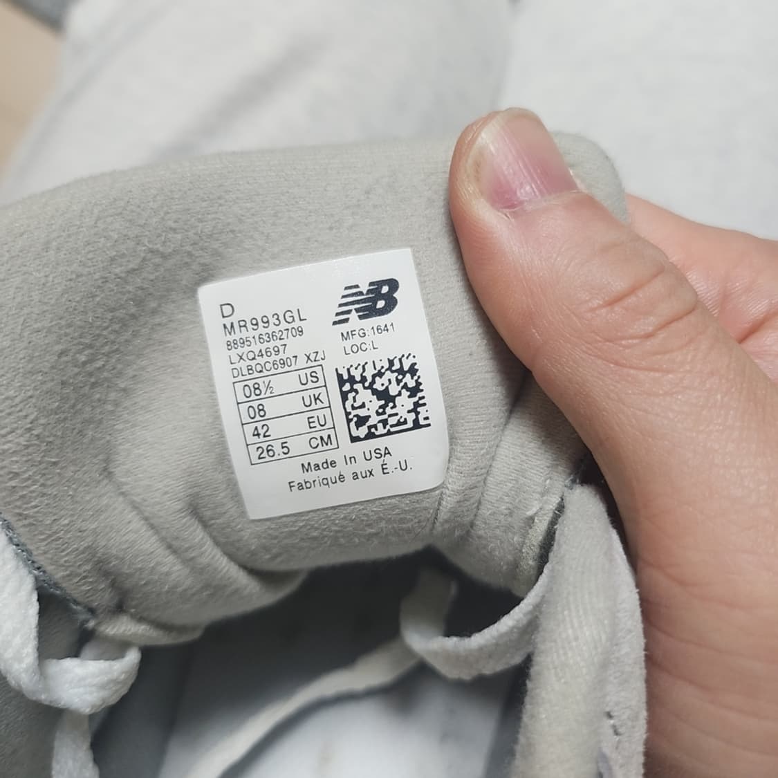 [265] 뉴발란스 993 Made in USA 운동화 상품이미지7