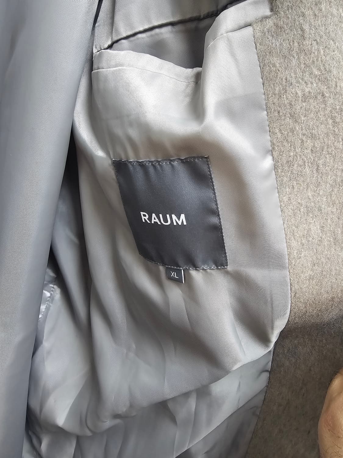 새상품 라움 캐시미어 남성 발마칸 롱코트 상품이미지5