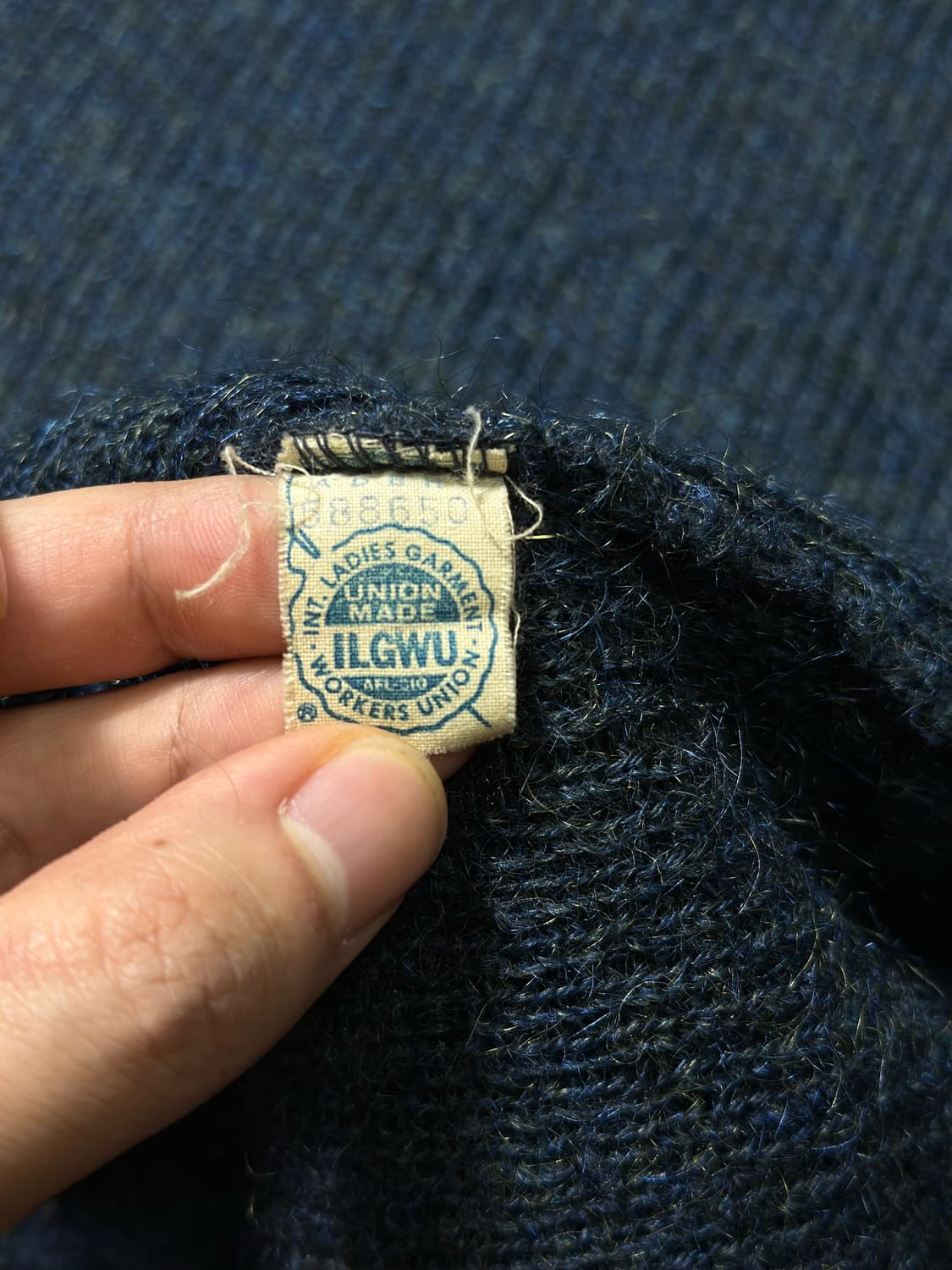 60s 빈티지 모헤어 가디건 L 상품이미지7