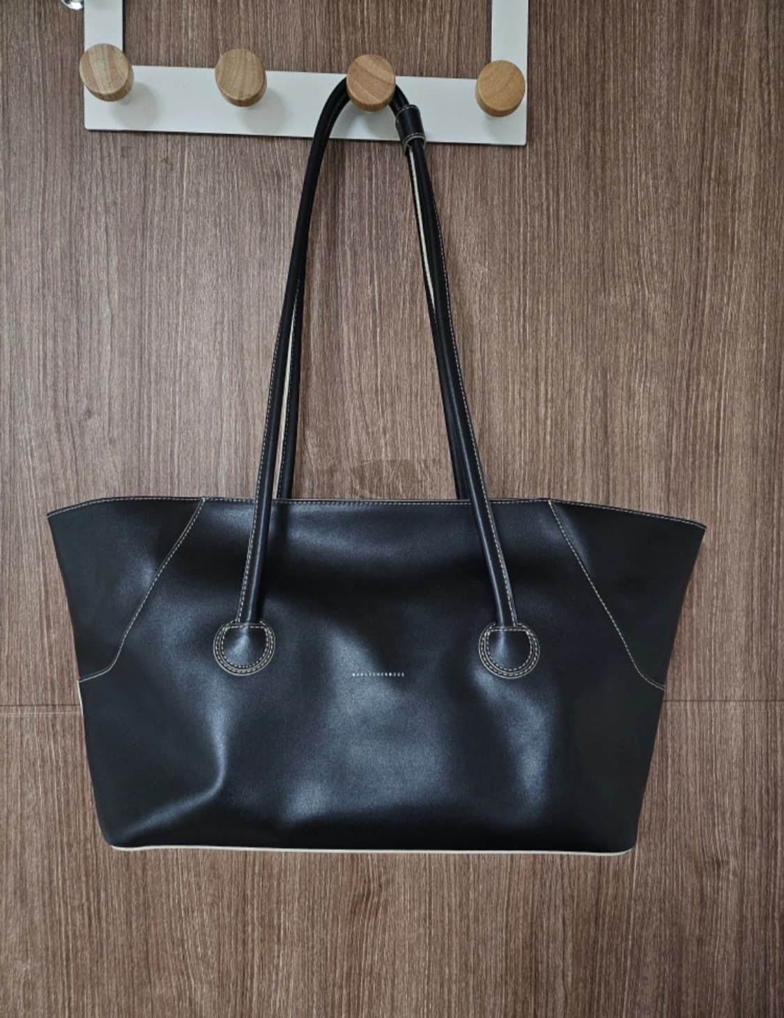 마지셔우드 보트 쇼퍼 블랙 플레인 상품이미지3