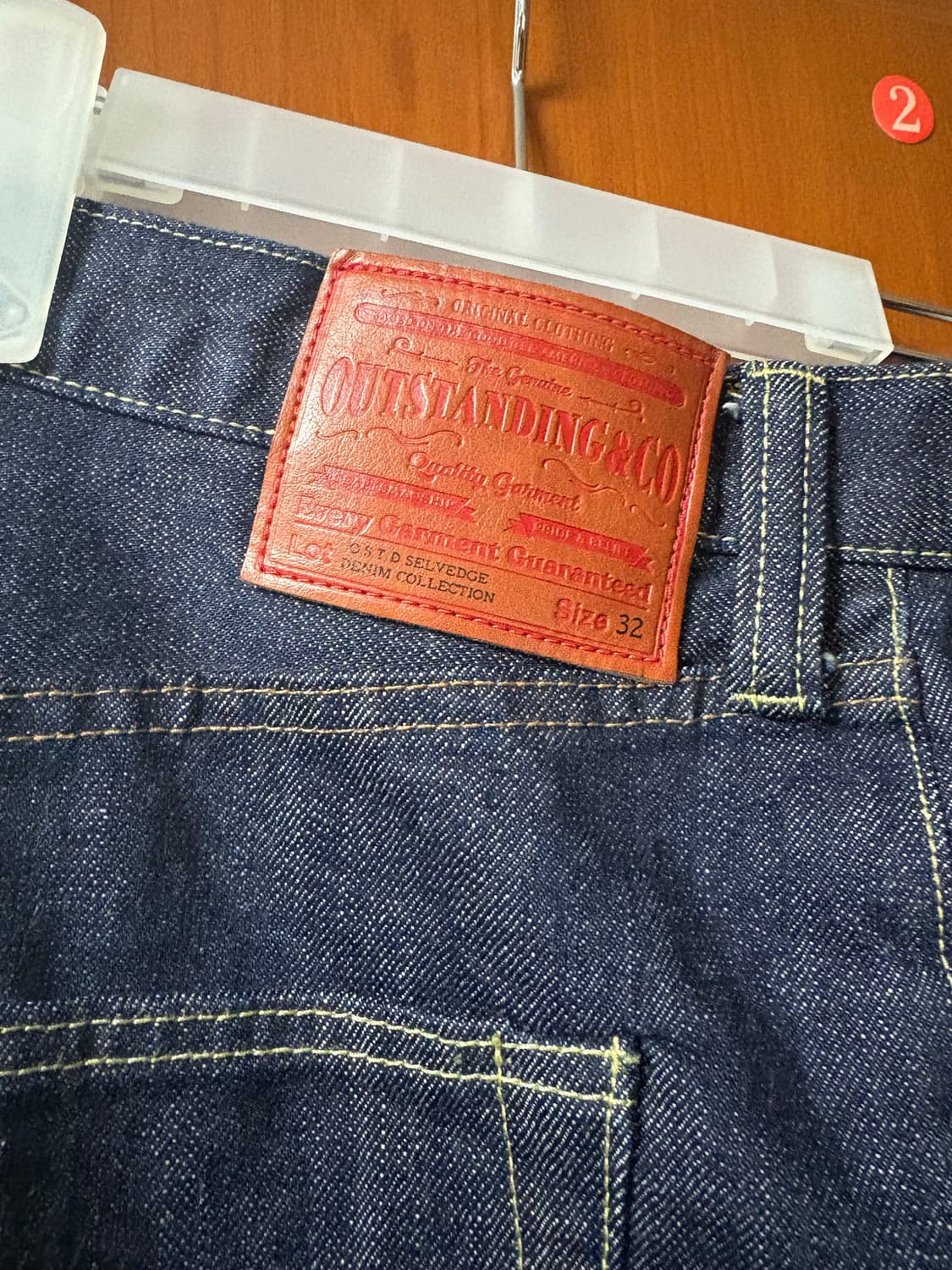 아웃스탠딩 x MUT lab WWII Selvedge 데님 팬츠 인디고M 상품이미지1