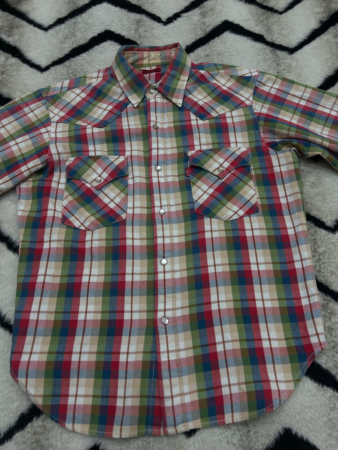 [M]리바이스 레드탭 멀티컬러 울 웨스턴 셔츠 상품이미지3