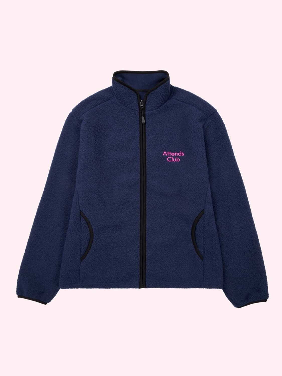 어텐즈 플리스 자켓 네이비 상품이미지2