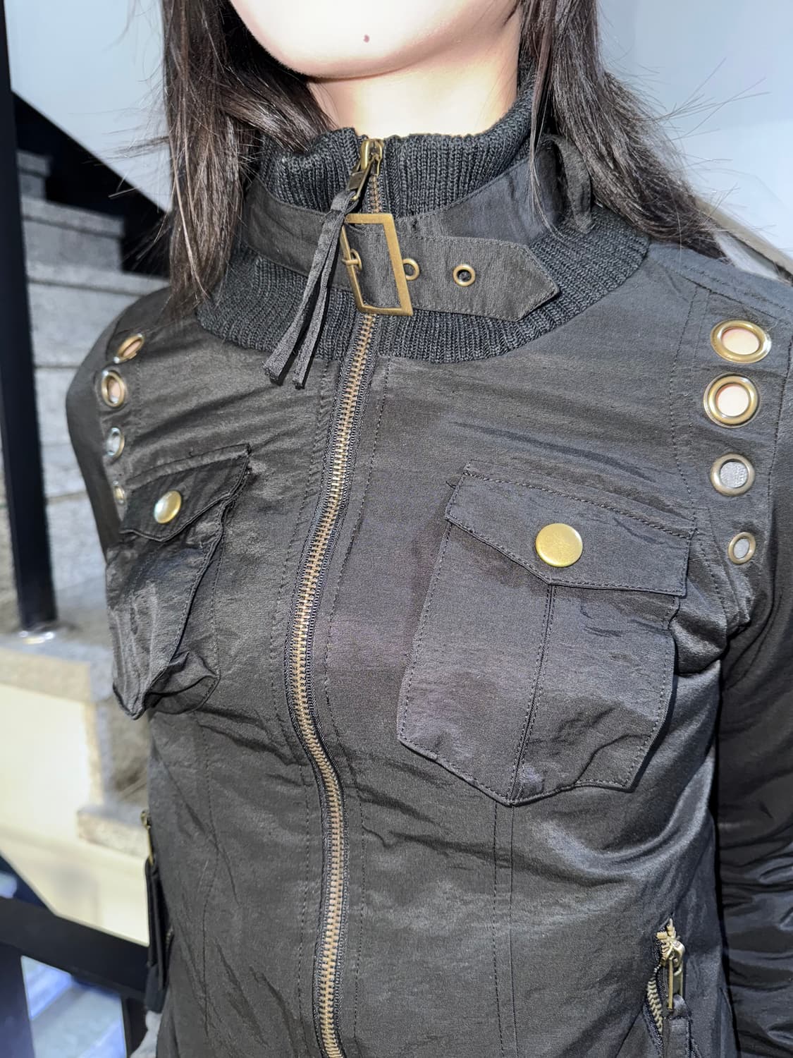 eyelet padded jacket 상품이미지3