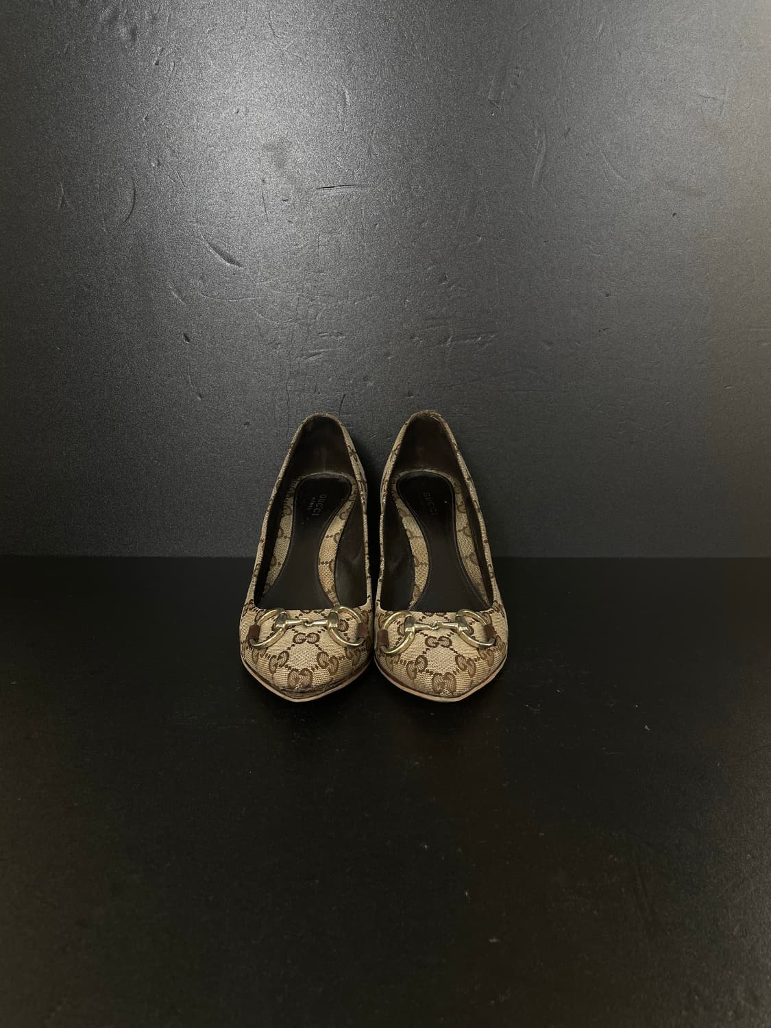 [245] GUCCI 구찌 홀스빗 펌프스 자카드 하이힐 상품이미지2