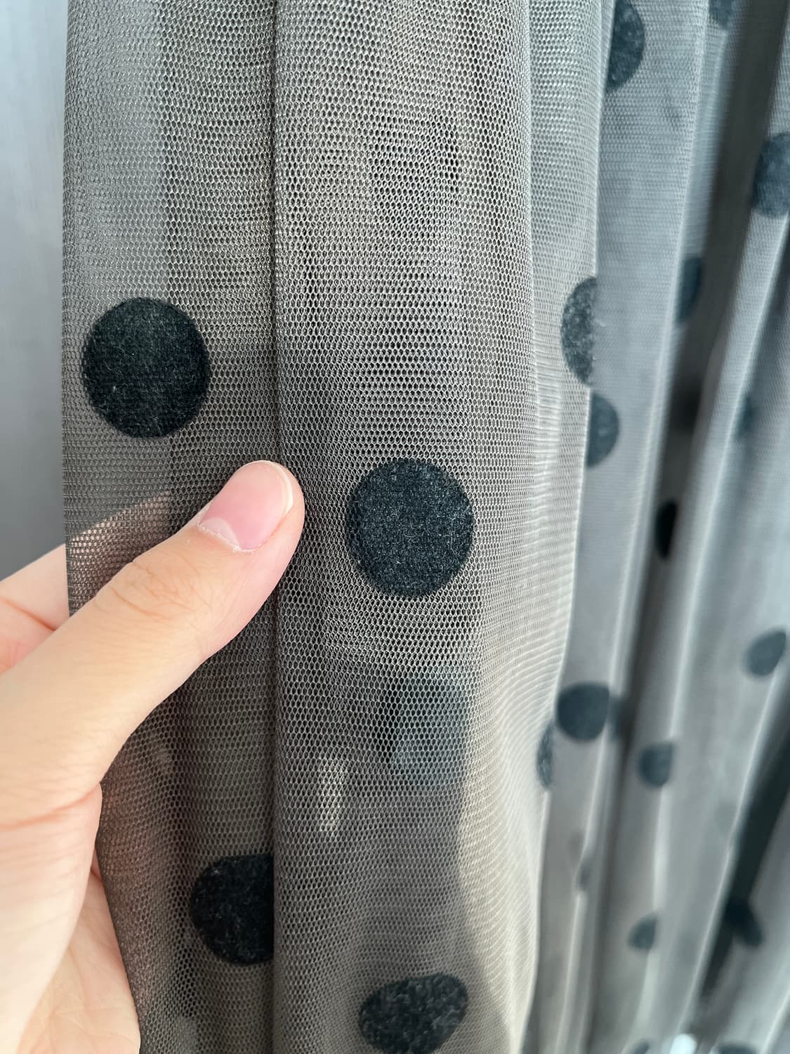 도트 샤 스커트 상품이미지3